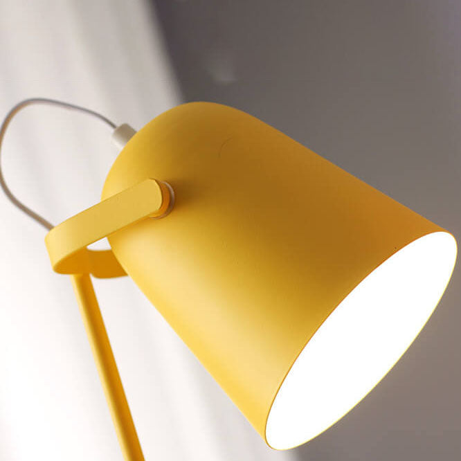 Metal Cone Table Lamp with Minimalist Design