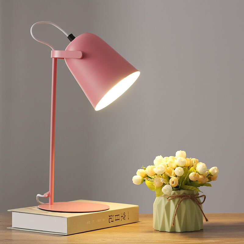 Metal Cone Table Lamp with Minimalist Design