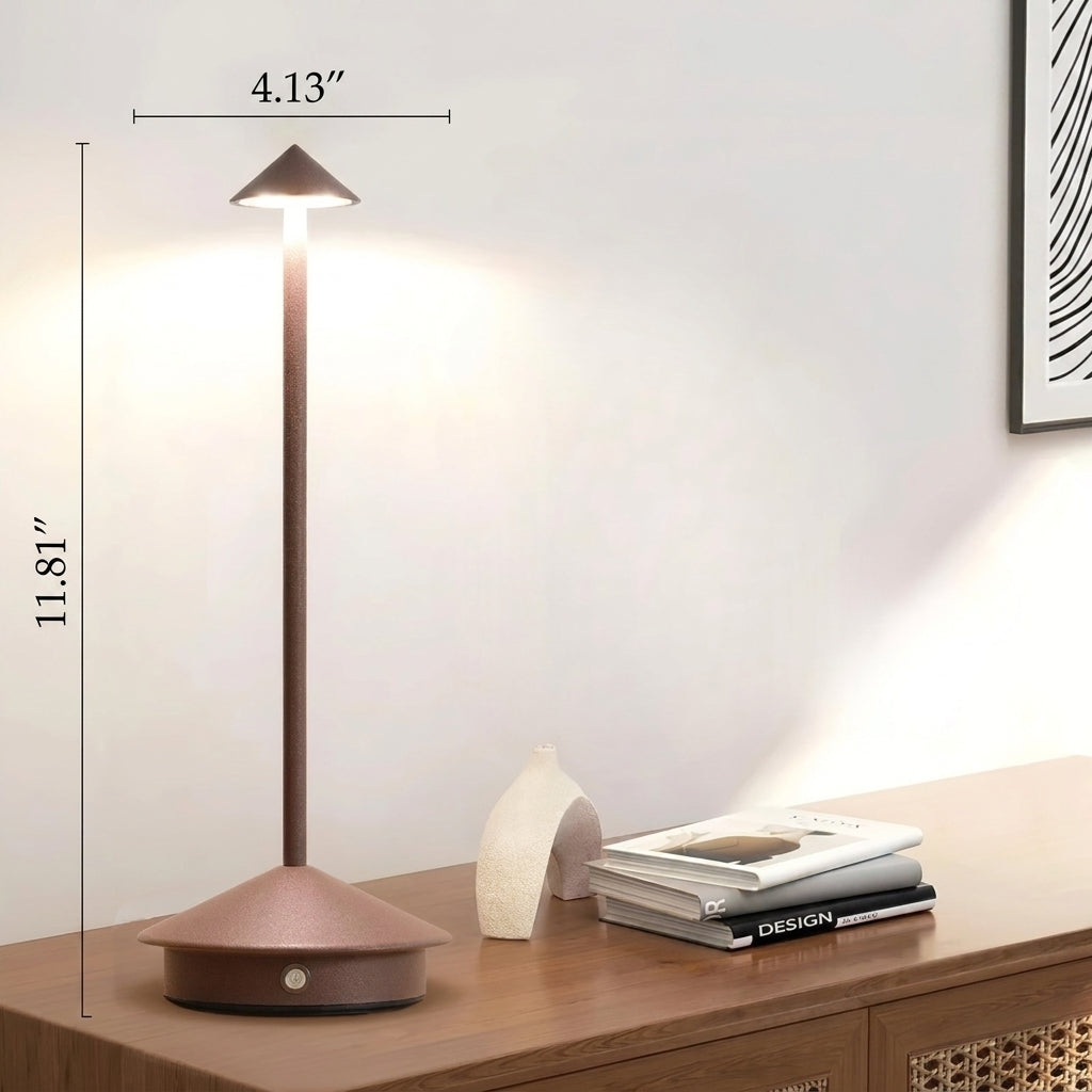 Modern Aluminum Table Lamp with LED Light Bar