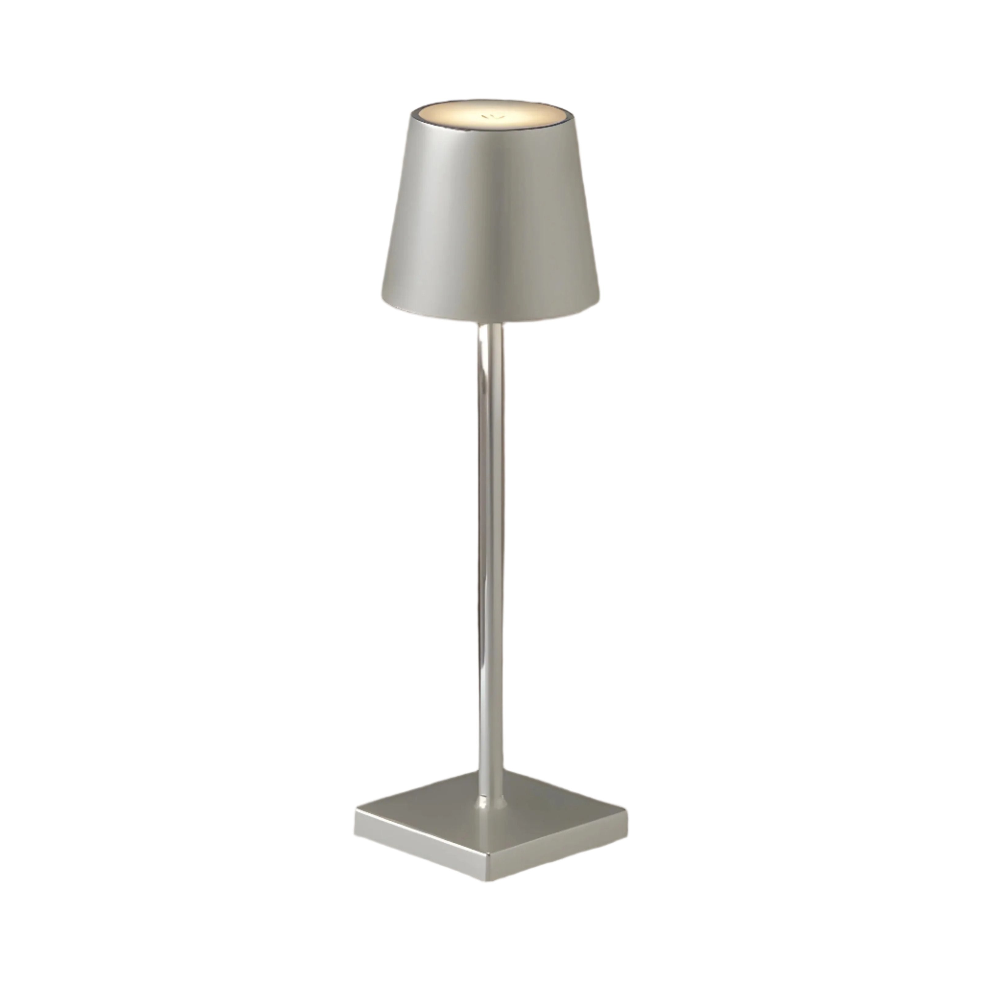 Modern Aluminum Table Lamp with Slim LED Design