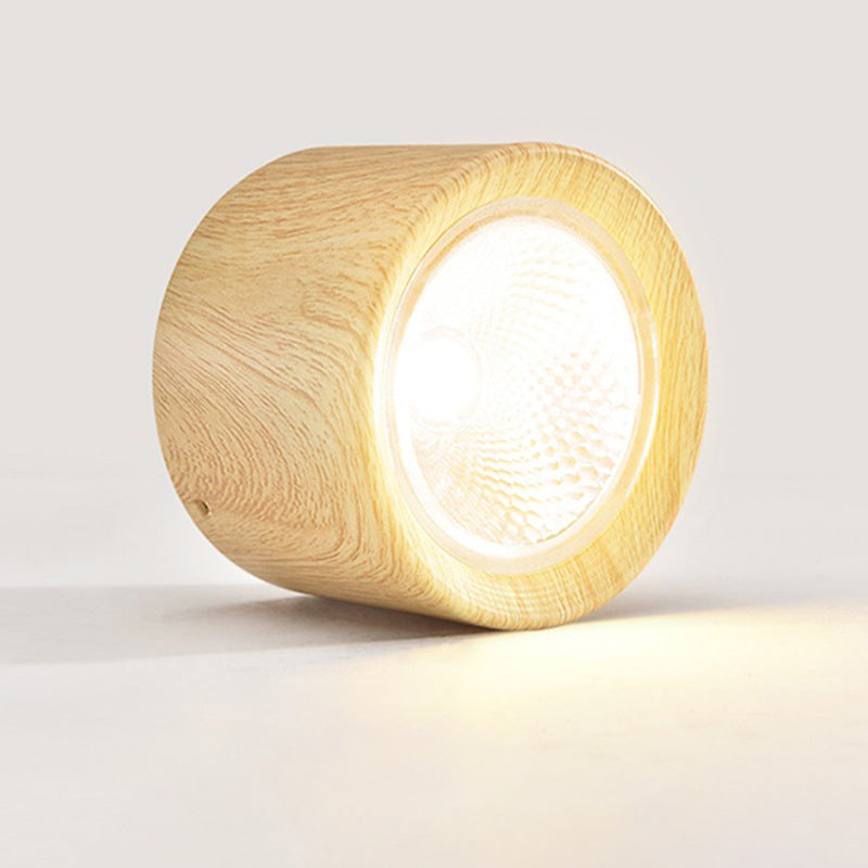 Modern Cylinder Ceiling Light with LED Flush