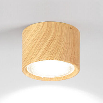 Modern Cylinder Ceiling Light with LED Flush