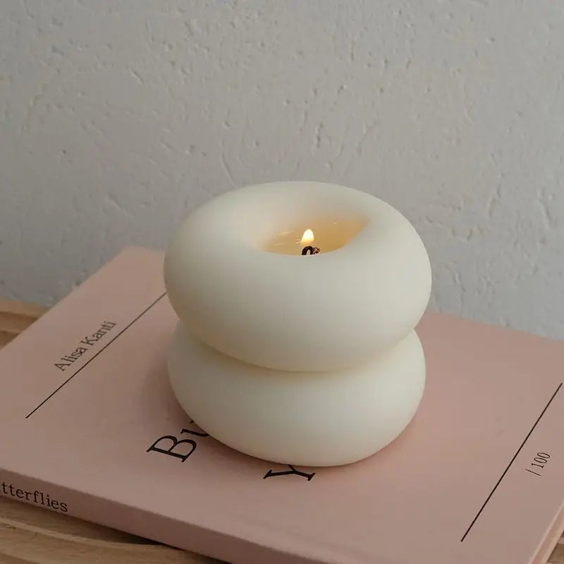 Modern Donut Aromatherapy Candle Smokeless
