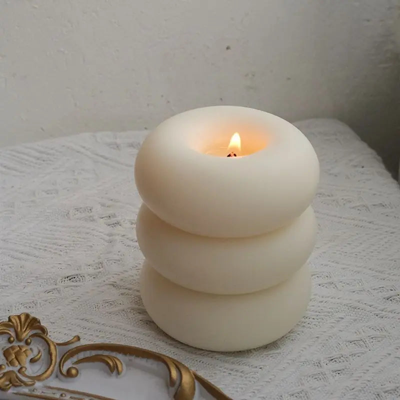 Modern Donut Aromatherapy Candle Smokeless