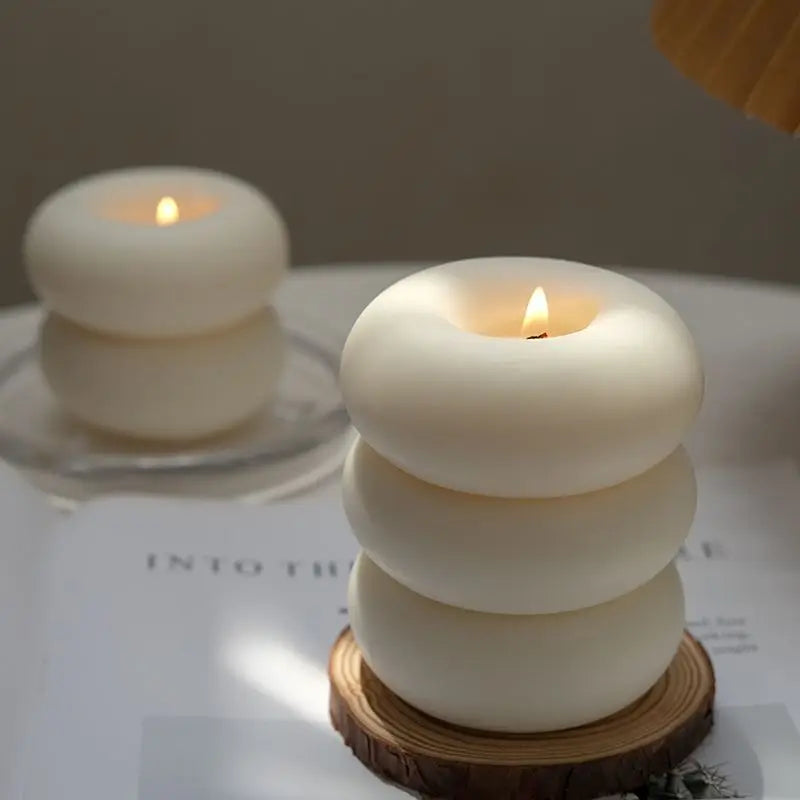 Modern Donut Aromatherapy Candle Smokeless