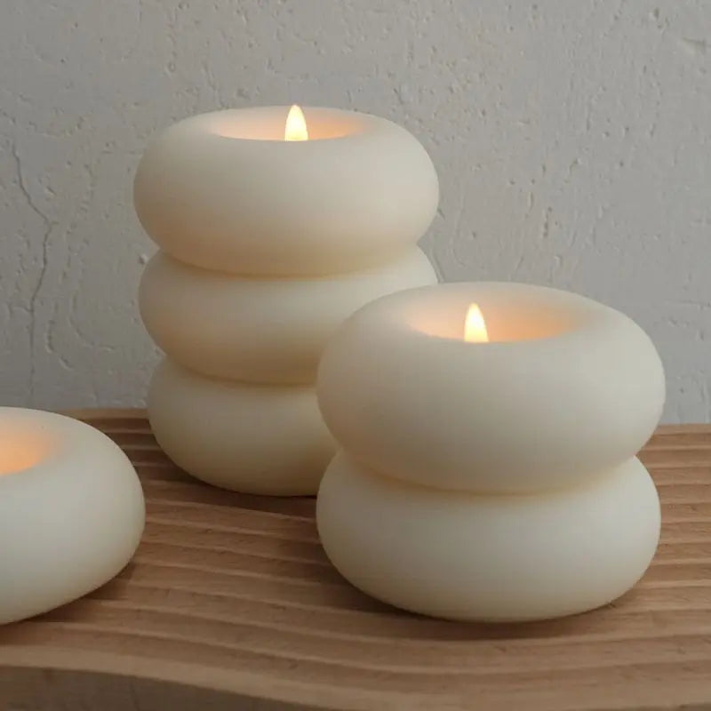 Modern Donut Aromatherapy Candle Smokeless