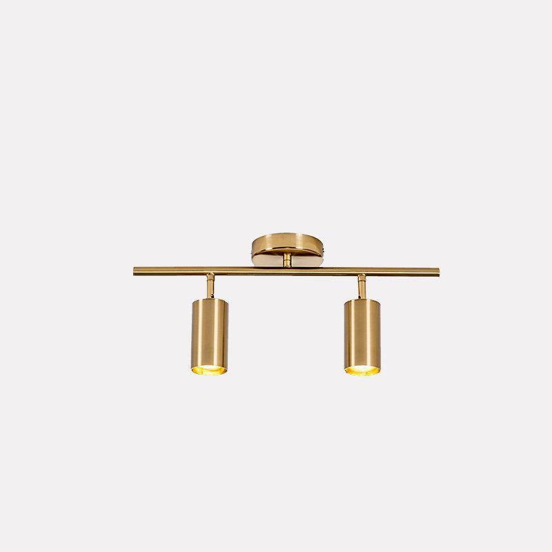 Modern Double Cylinder Wall Light with Adjustable Spots