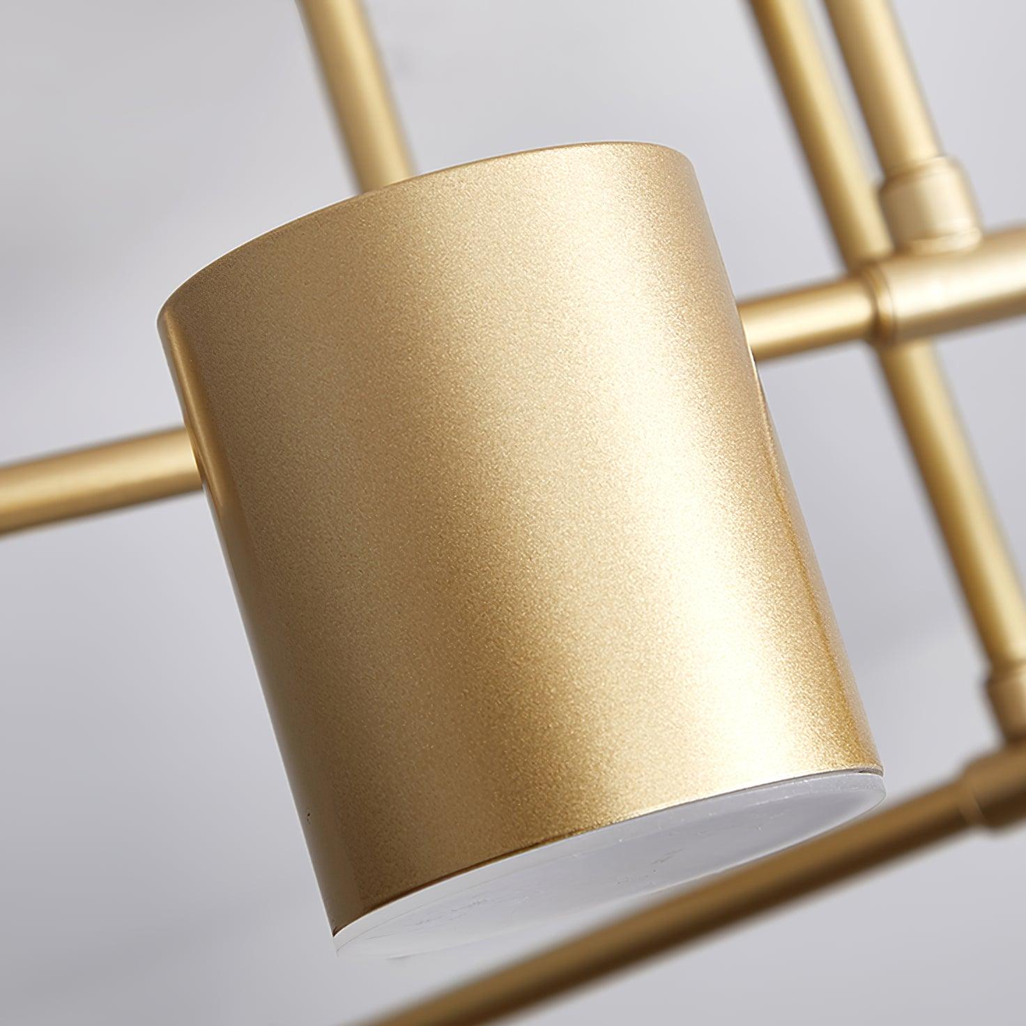 Modern Iron Ceiling Light with 6 LED Heads