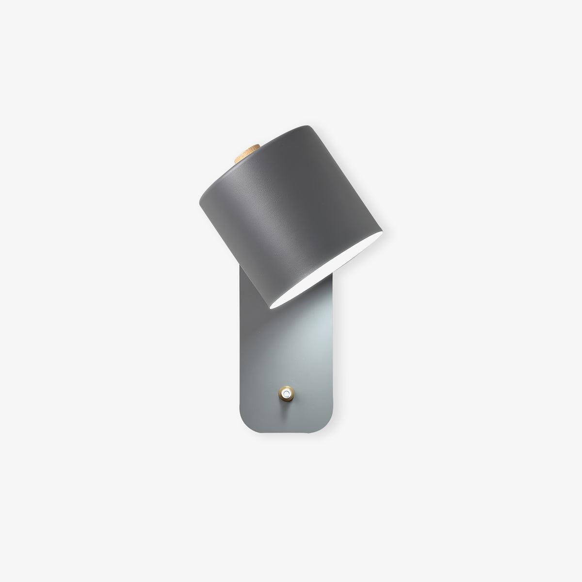 Modern Iron Wall Sconce with Rotatable Cylinder