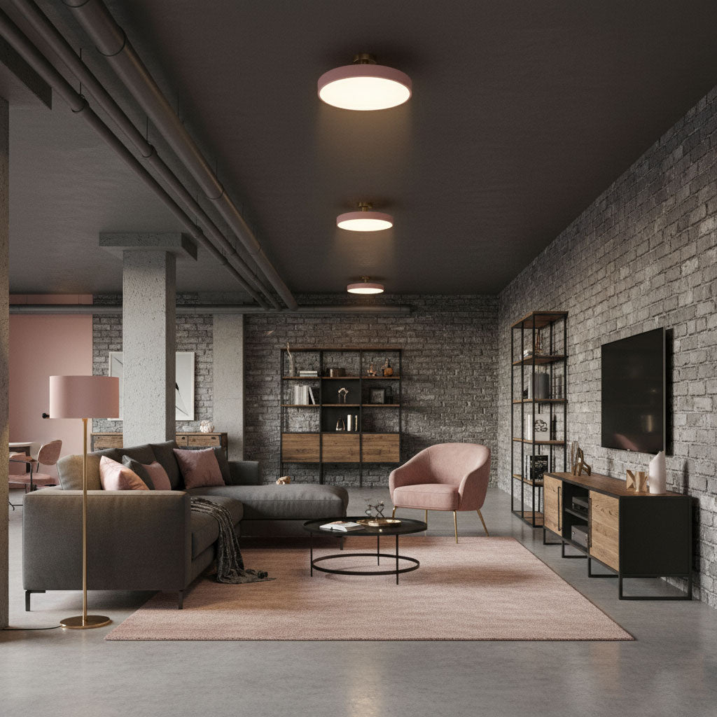 Modern Round Ceiling Light with LED Flush Mount
