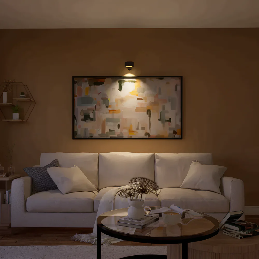 Modern Wall Light with Angled Spotlight Design
