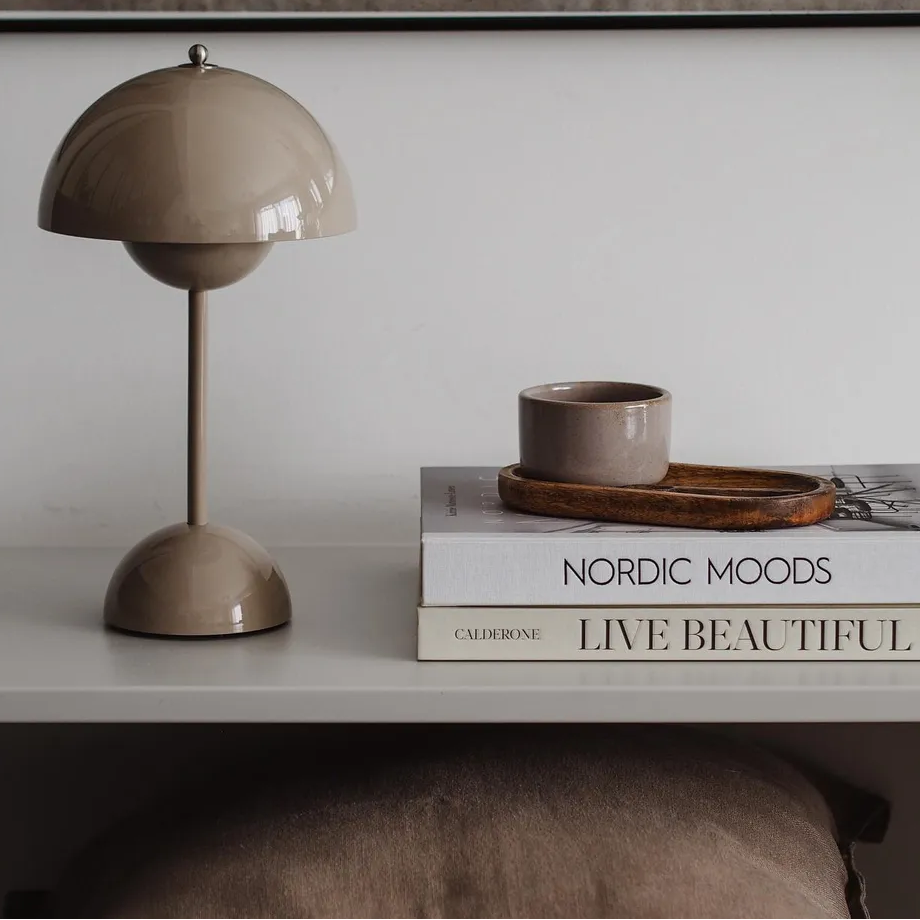 Modern Wireless Dome Table Lamp with LED
