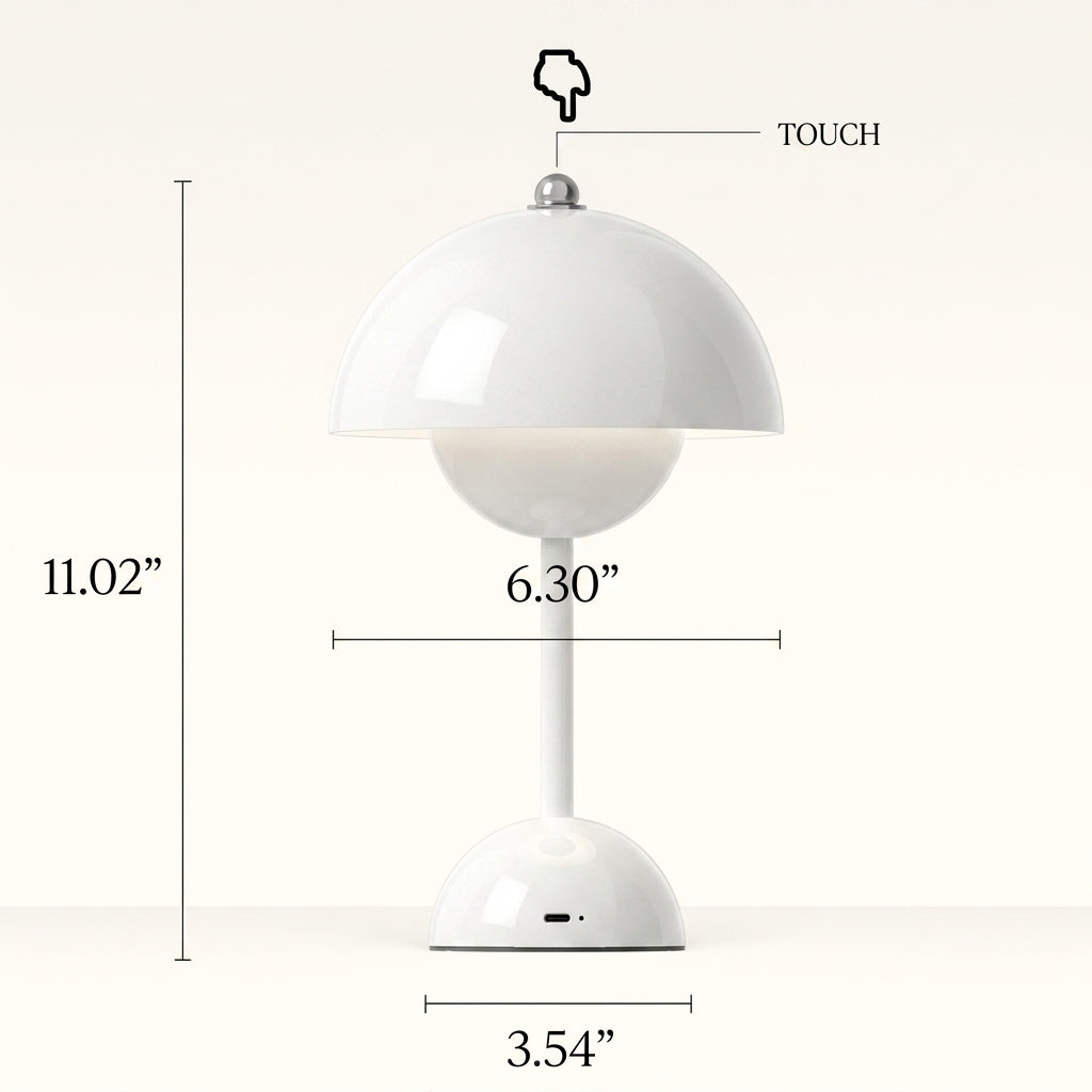 Modern Wireless Dome Table Lamp with LED