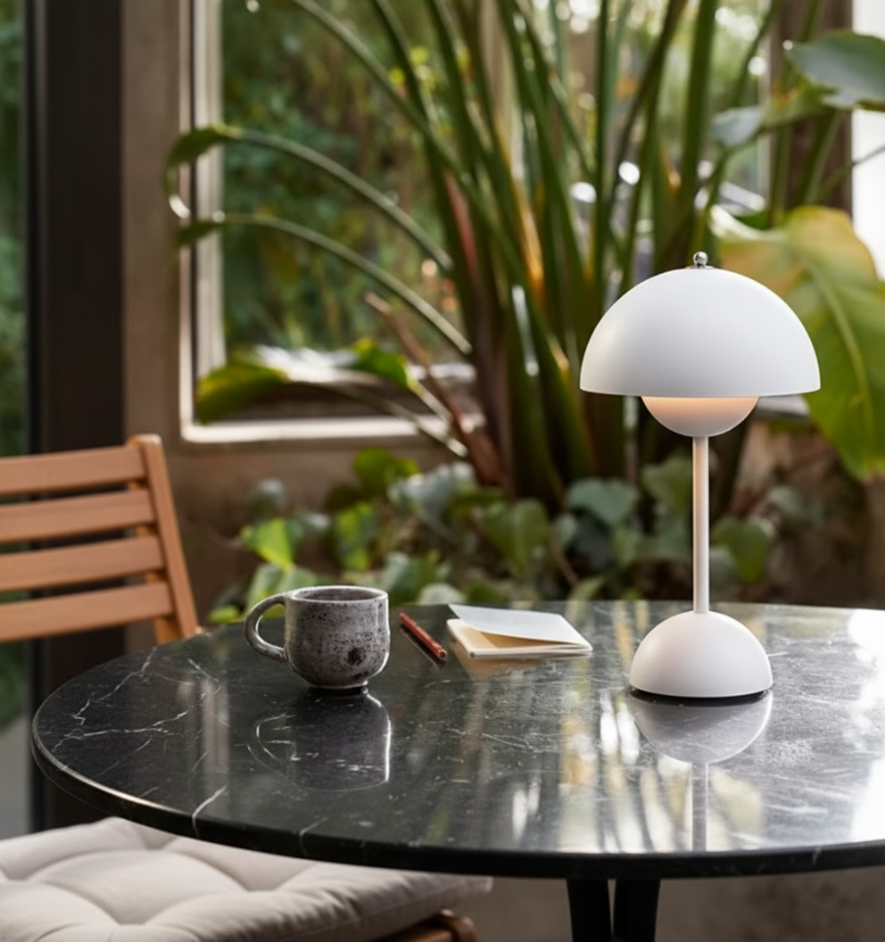 Modern Wireless Dome Table Lamp with LED