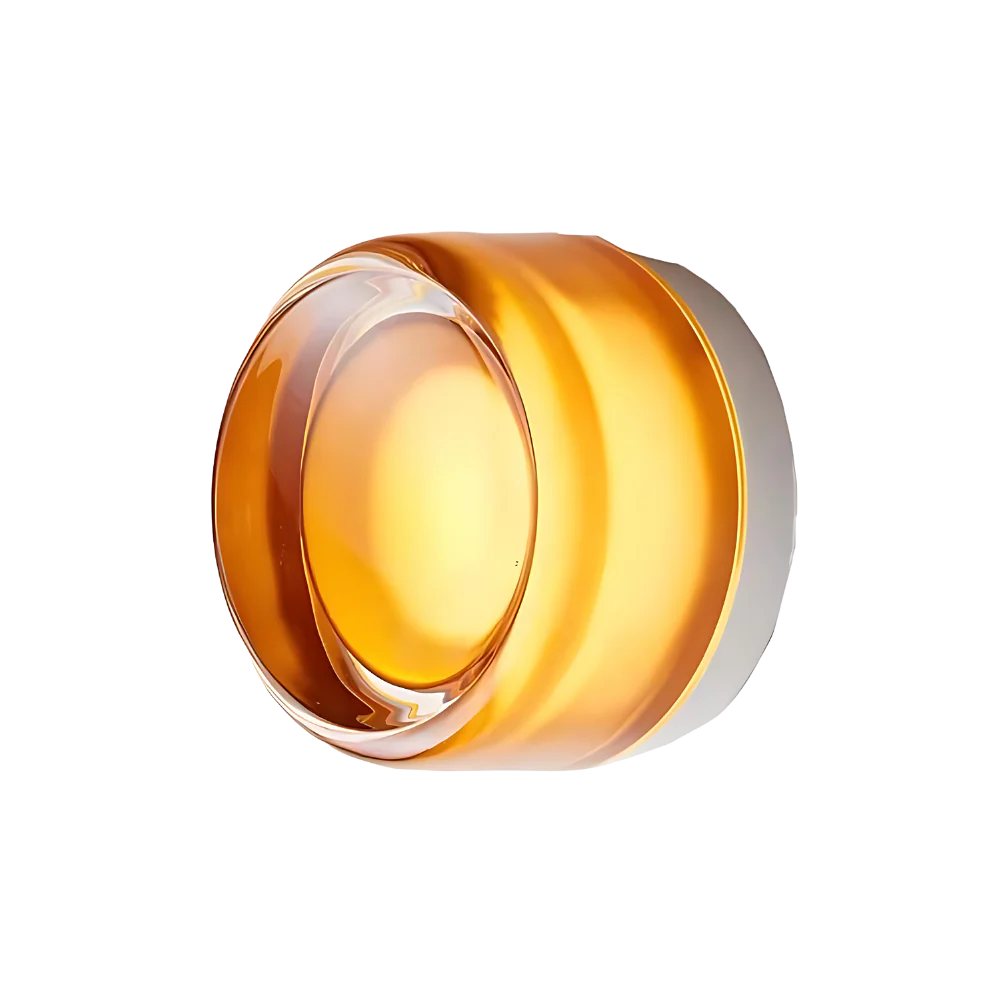 Nordic Acrylic Wall Sconce with Round Ambient Glow
