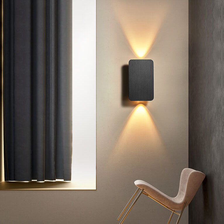 Nordic Aluminium Wall Sconce with Dual Up Down Light