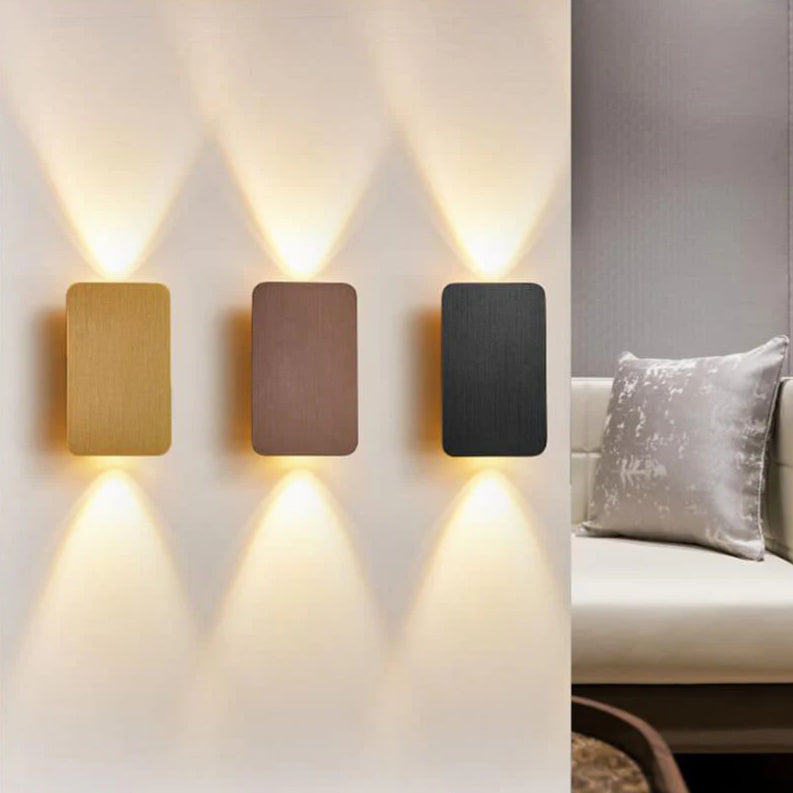 Nordic Aluminium Wall Sconce with Dual Up Down Light