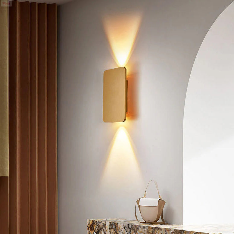 Nordic Aluminium Wall Sconce with Dual Up Down Light