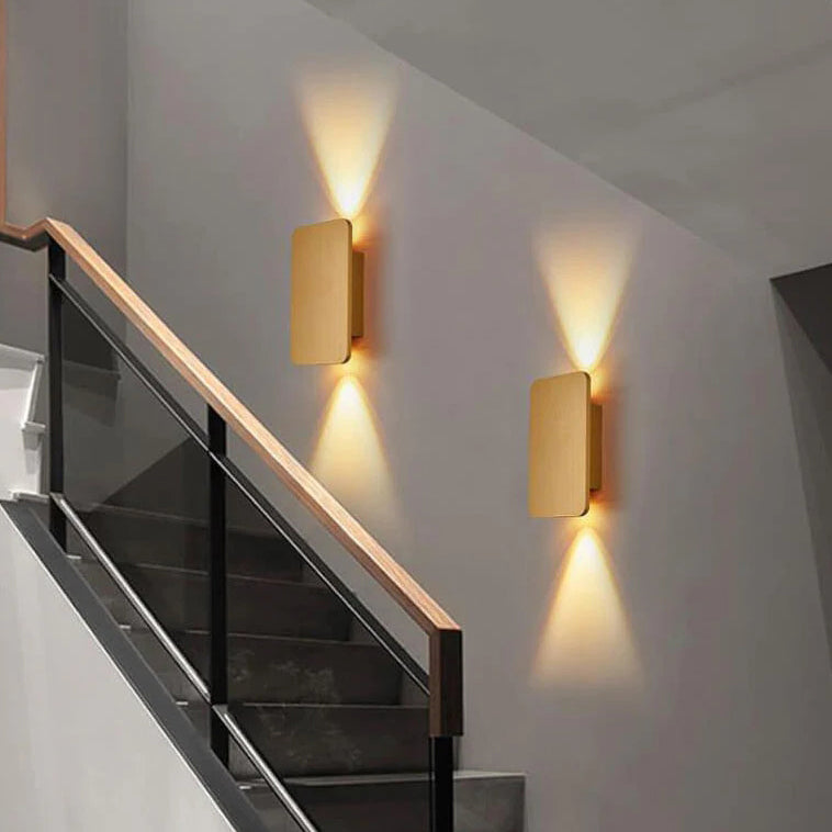 Nordic Aluminium Wall Sconce with Dual Up Down Light