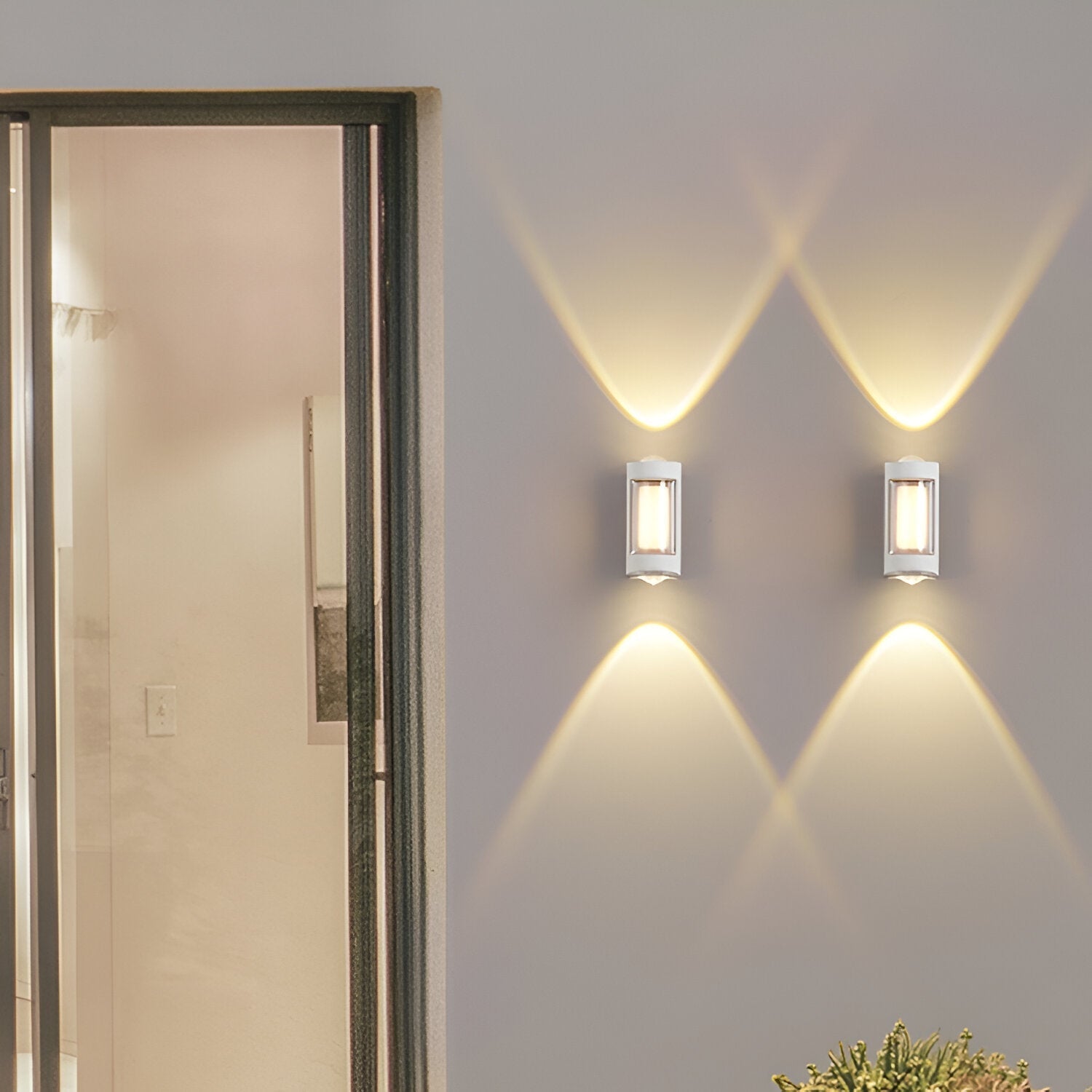 Nordic Acrylic LED Wall Light Up Down Outdoor