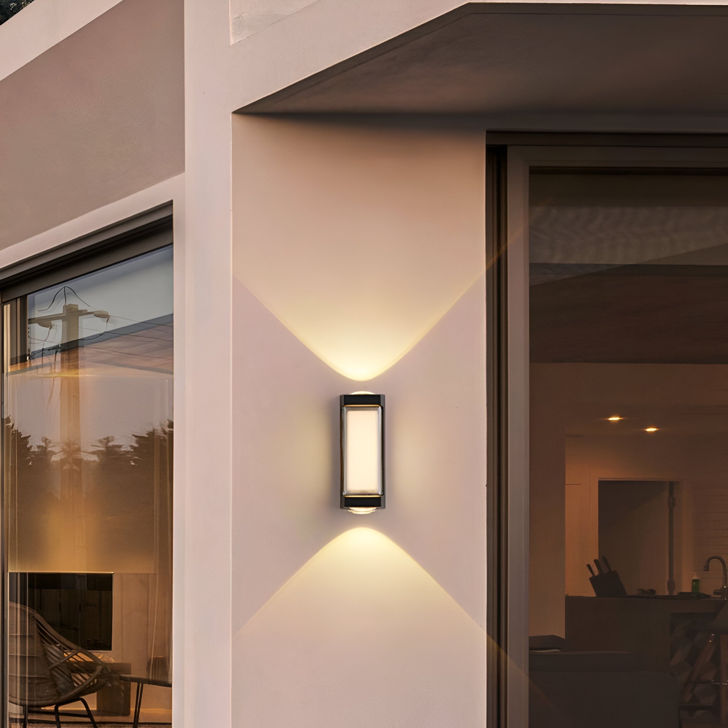 Nordic Acrylic LED Wall Light Up Down Outdoor