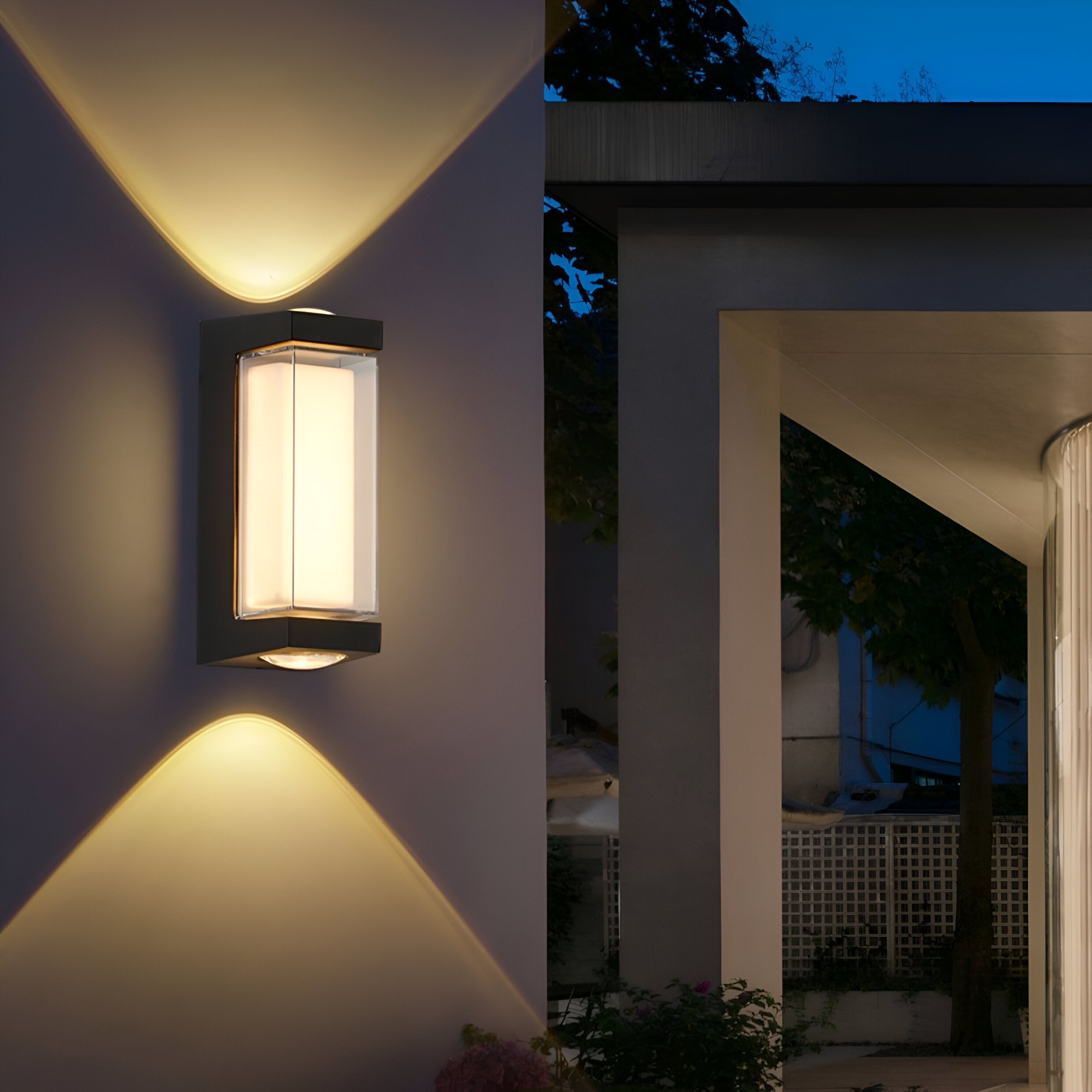 Nordic Acrylic LED Wall Light Up Down Outdoor