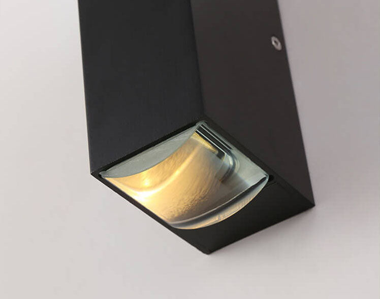 Aluminium LED Rectangular Wall Sconce Light