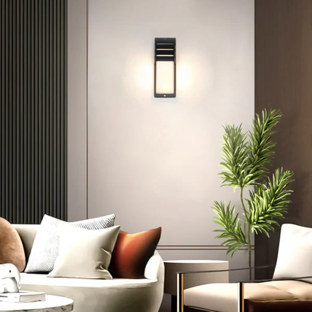Modern Outdoor Wall Light with LED Sensor