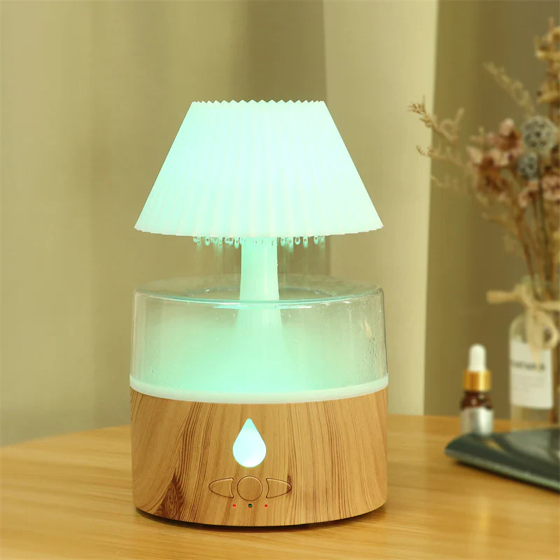 Rain Cloud Night Lamp with Mist Humidifier