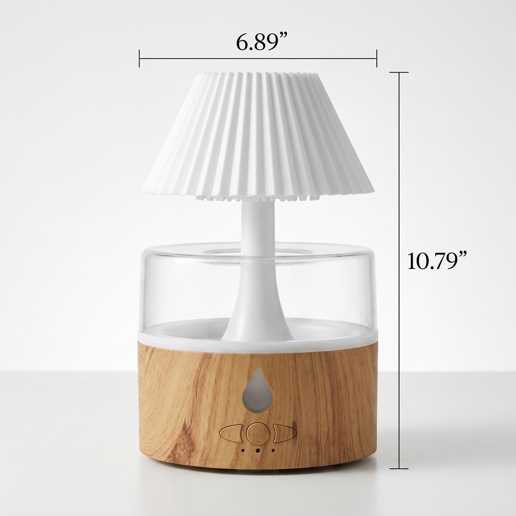 Rain Cloud Night Lamp with Mist Humidifier