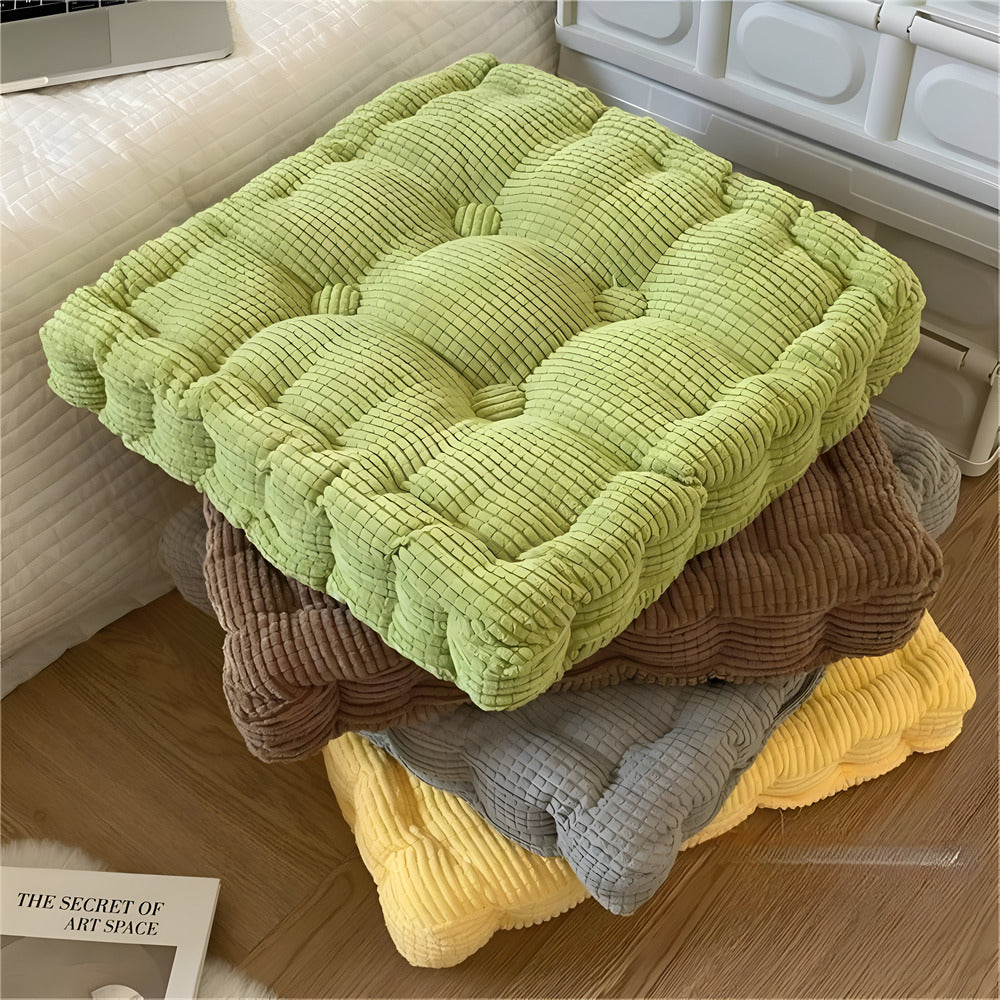 Ribbed Floor Pillow with Padded Design