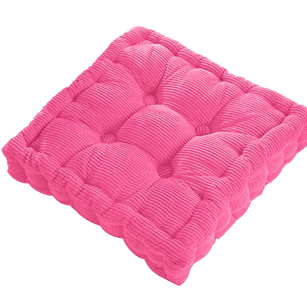 Ribbed Floor Pillow with Padded Design
