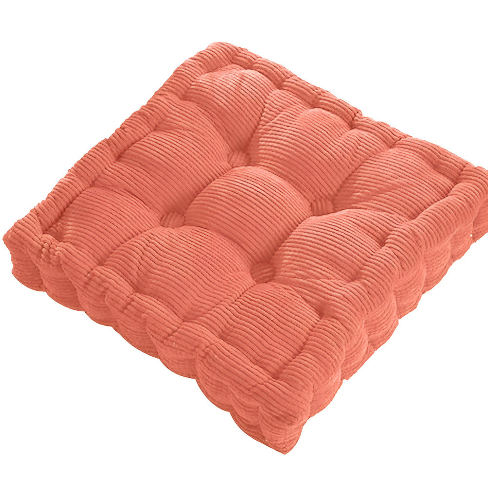 Ribbed Floor Pillow with Padded Design