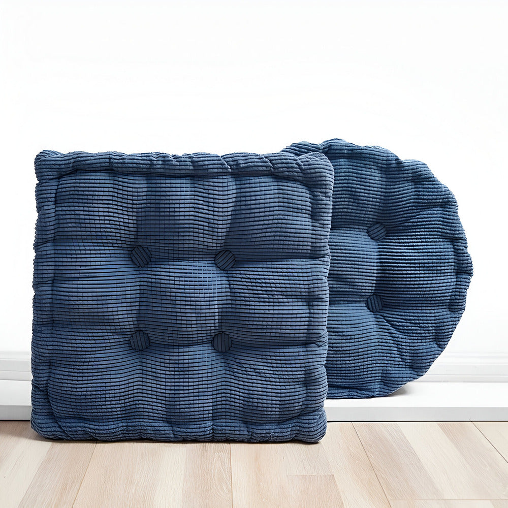 Ribbed Floor Pillow with Padded Design