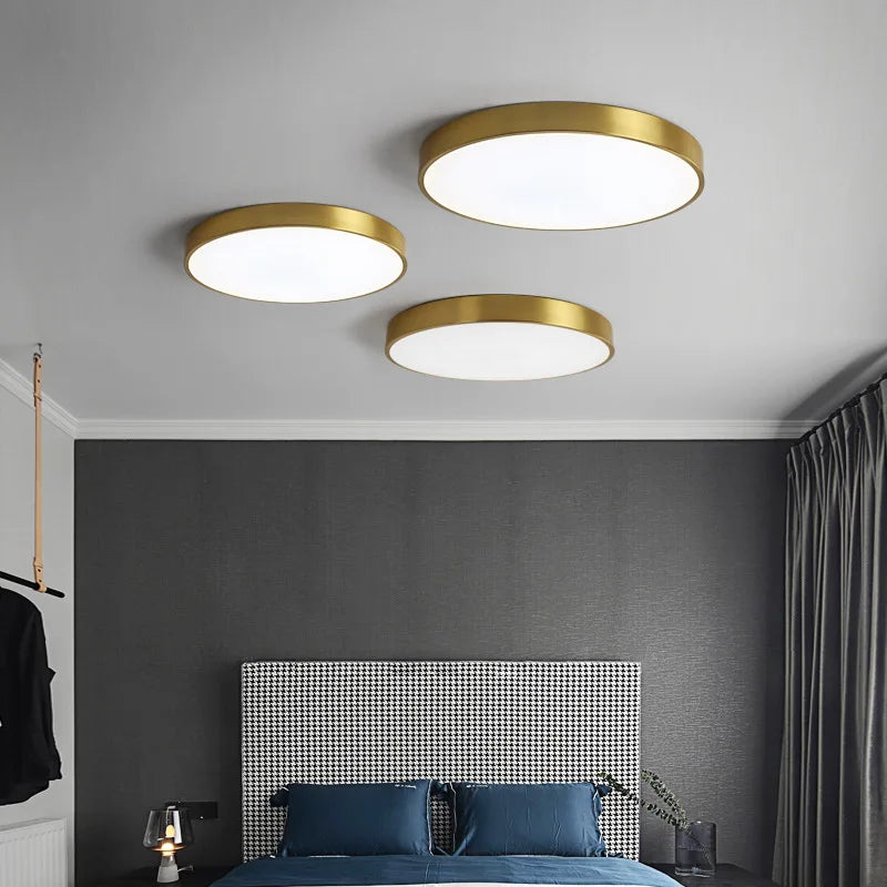Round Aluminum Ceiling Light with Acrylic LED