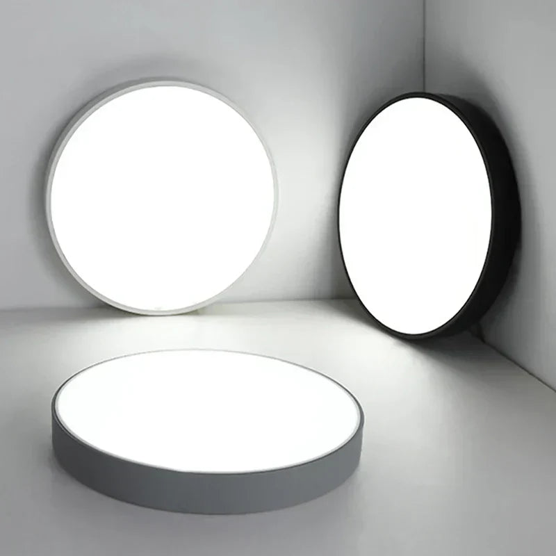Round Aluminum Ceiling Light with Acrylic LED