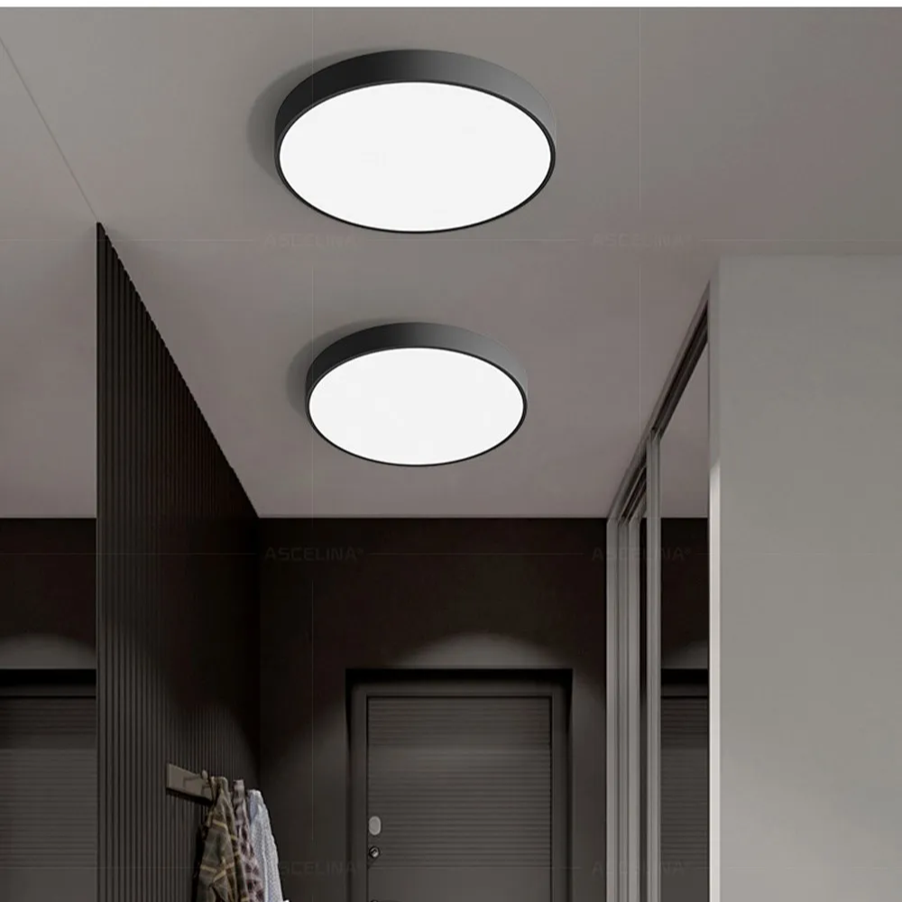 Round Aluminum Ceiling Light with Acrylic LED