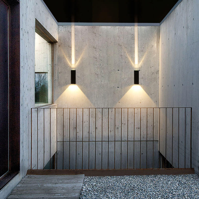 Aluminium LED Rectangular Wall Sconce Light