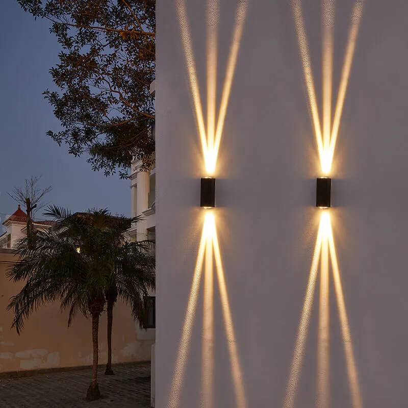 Aluminium LED Rectangular Wall Sconce Light