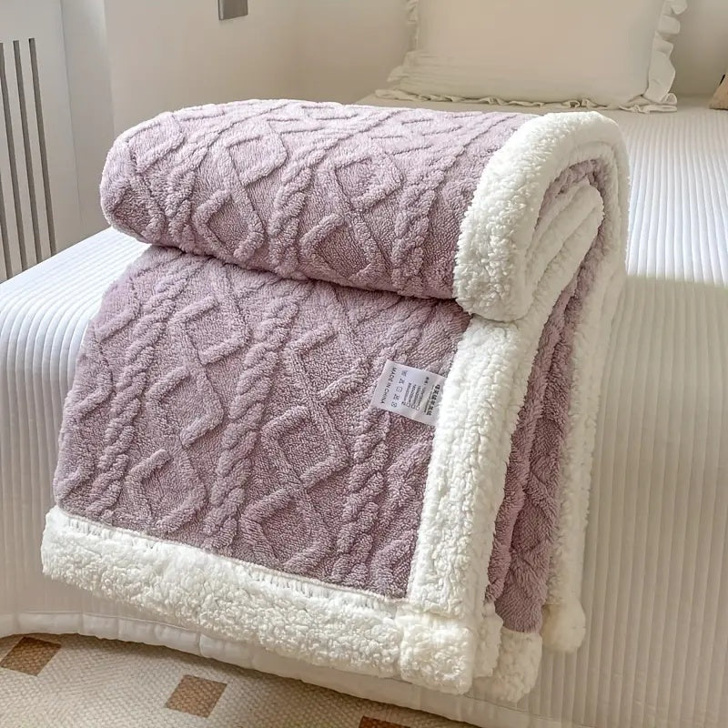Sherpa Fleece Throw Blanket for Cozy Comfort