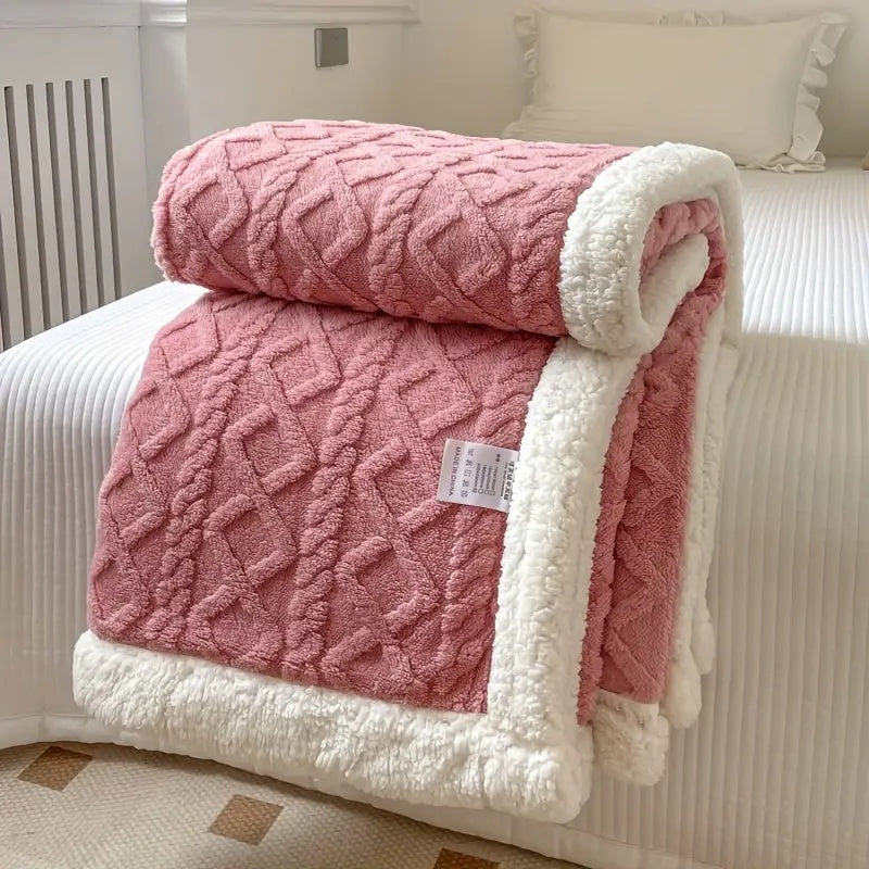 Sherpa Fleece Throw Blanket for Cozy Comfort