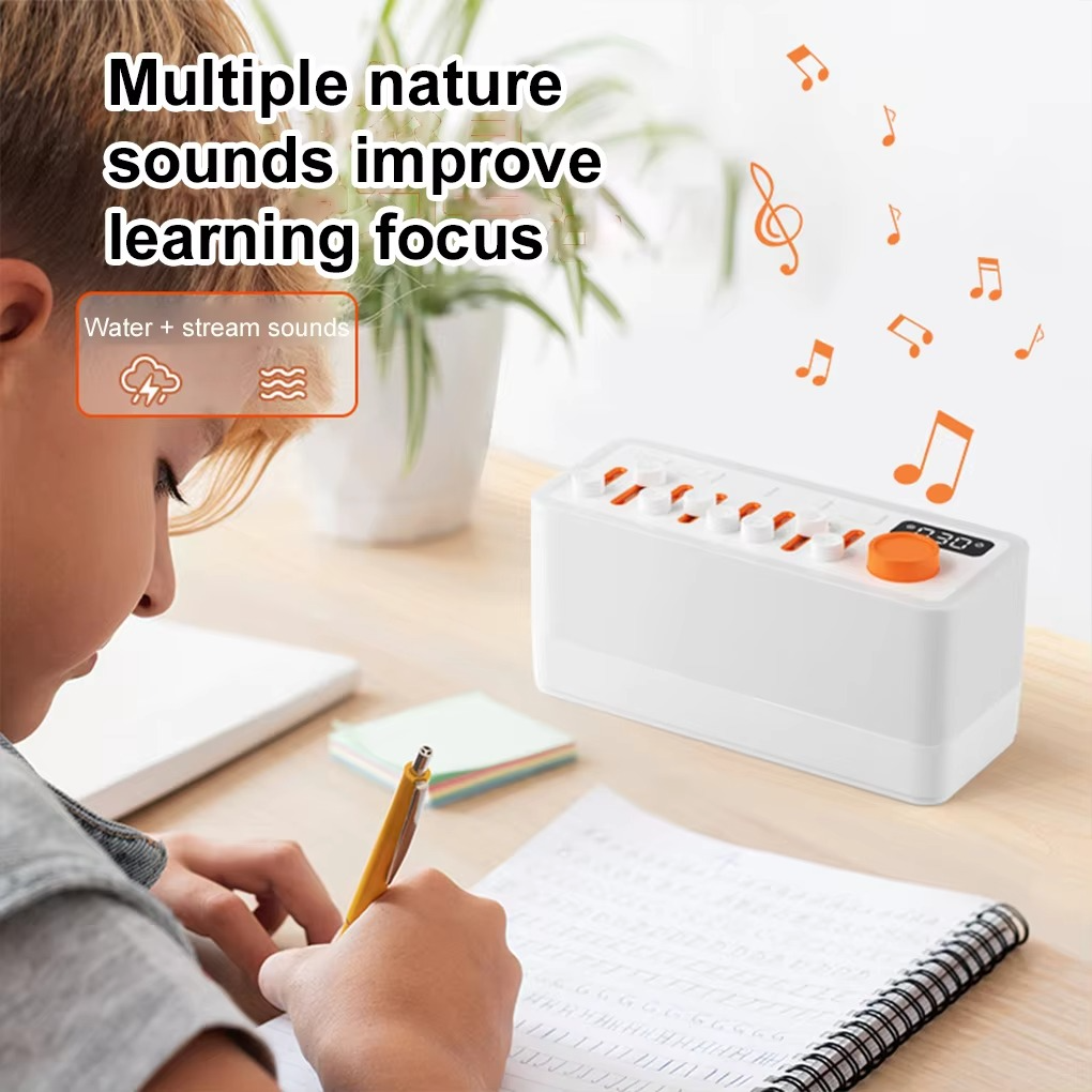 Smart Sleep Sound Machine with RGB Night Lamp