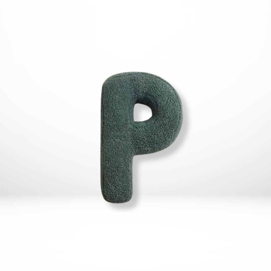 Soft Alphabet Decorative Pillow Cushion