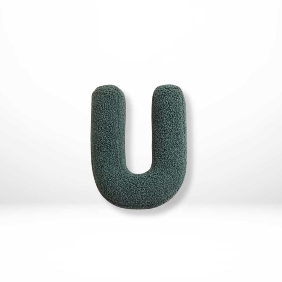 Soft Alphabet Decorative Pillow Cushion
