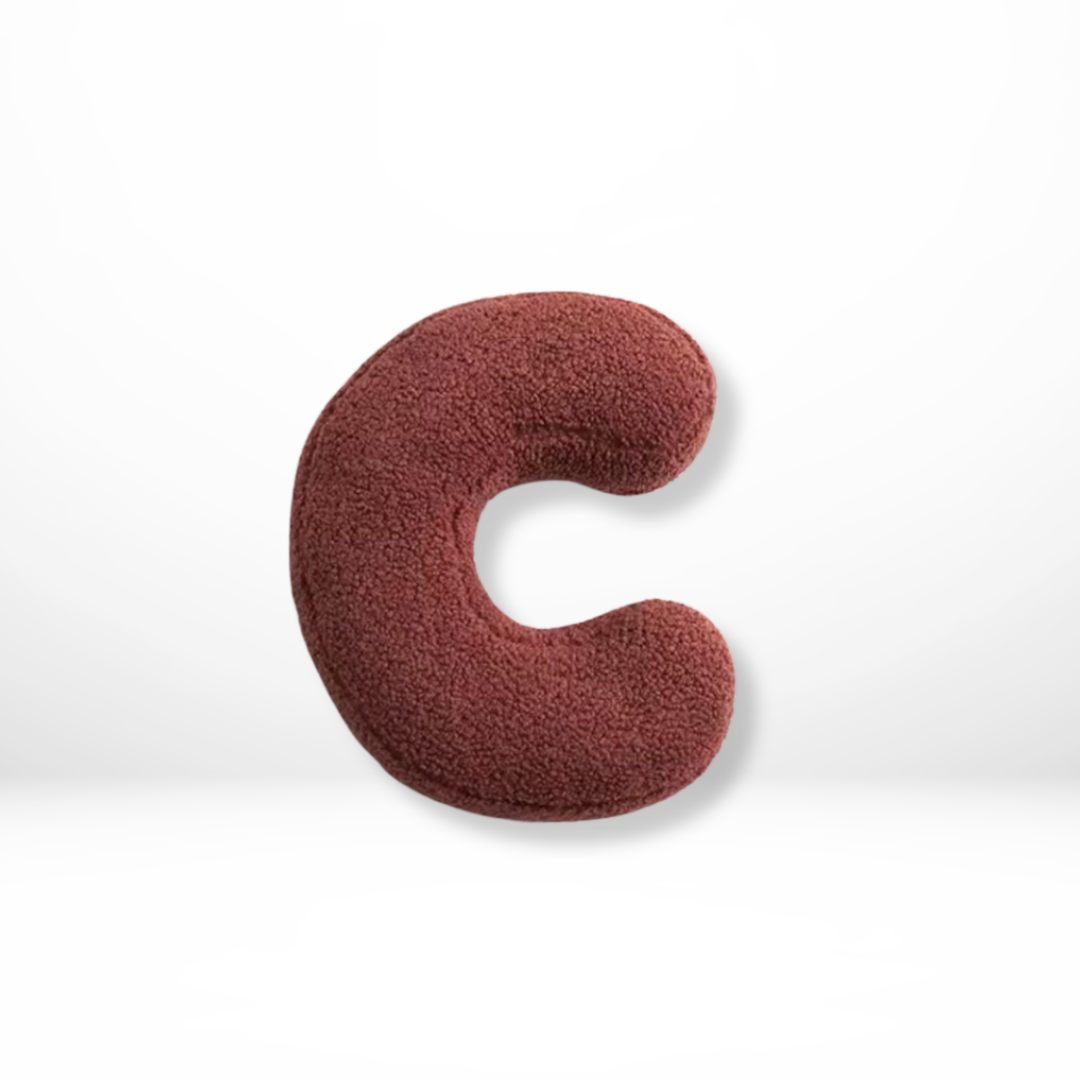 Soft Alphabet Decorative Pillow Cushion