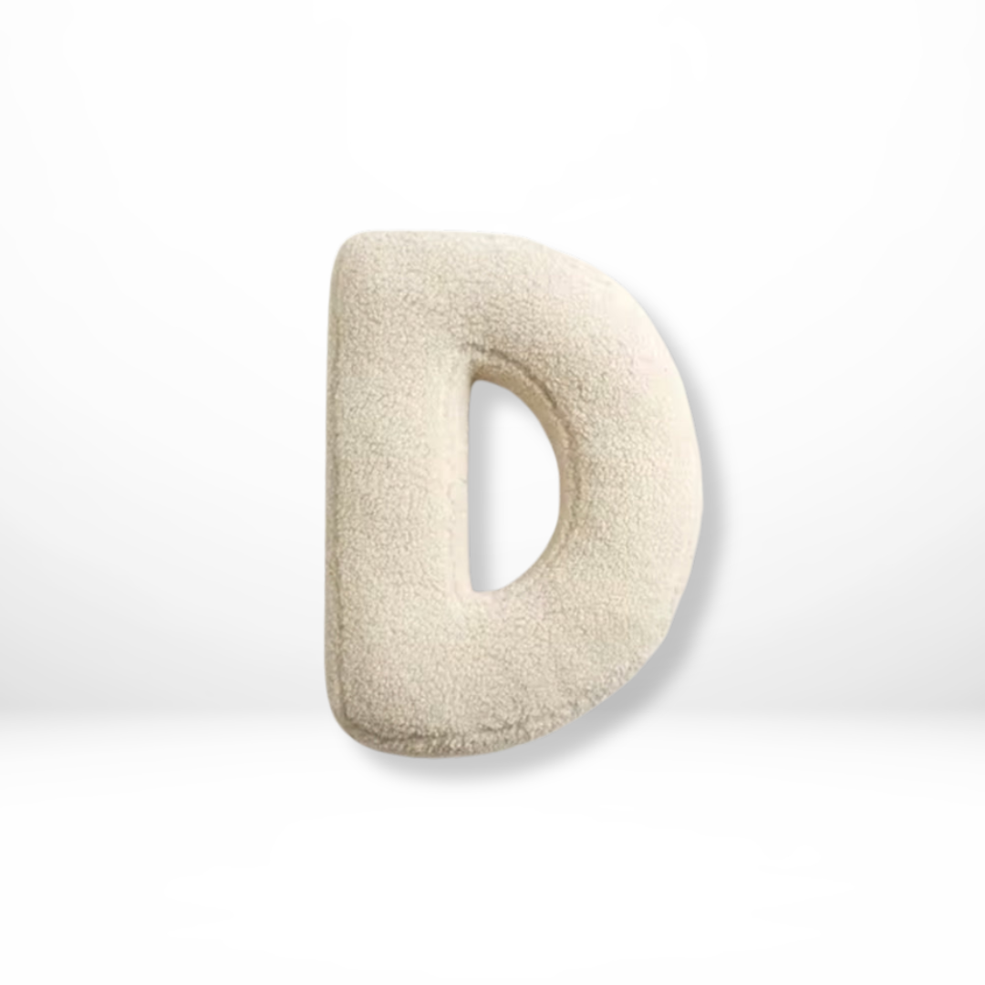 Soft Alphabet Decorative Pillow Cushion