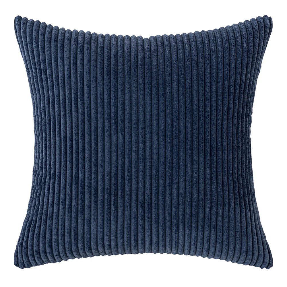 Soft Corduroy Striped Pillow Cover Plush