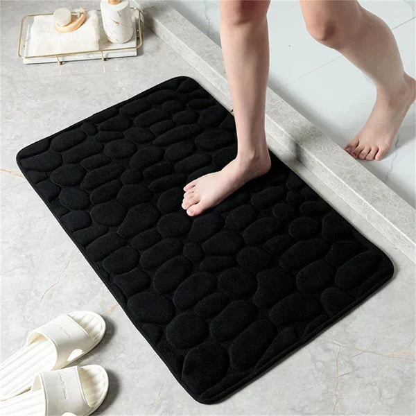 Soft Plush Bath Mat with Non Slip Back