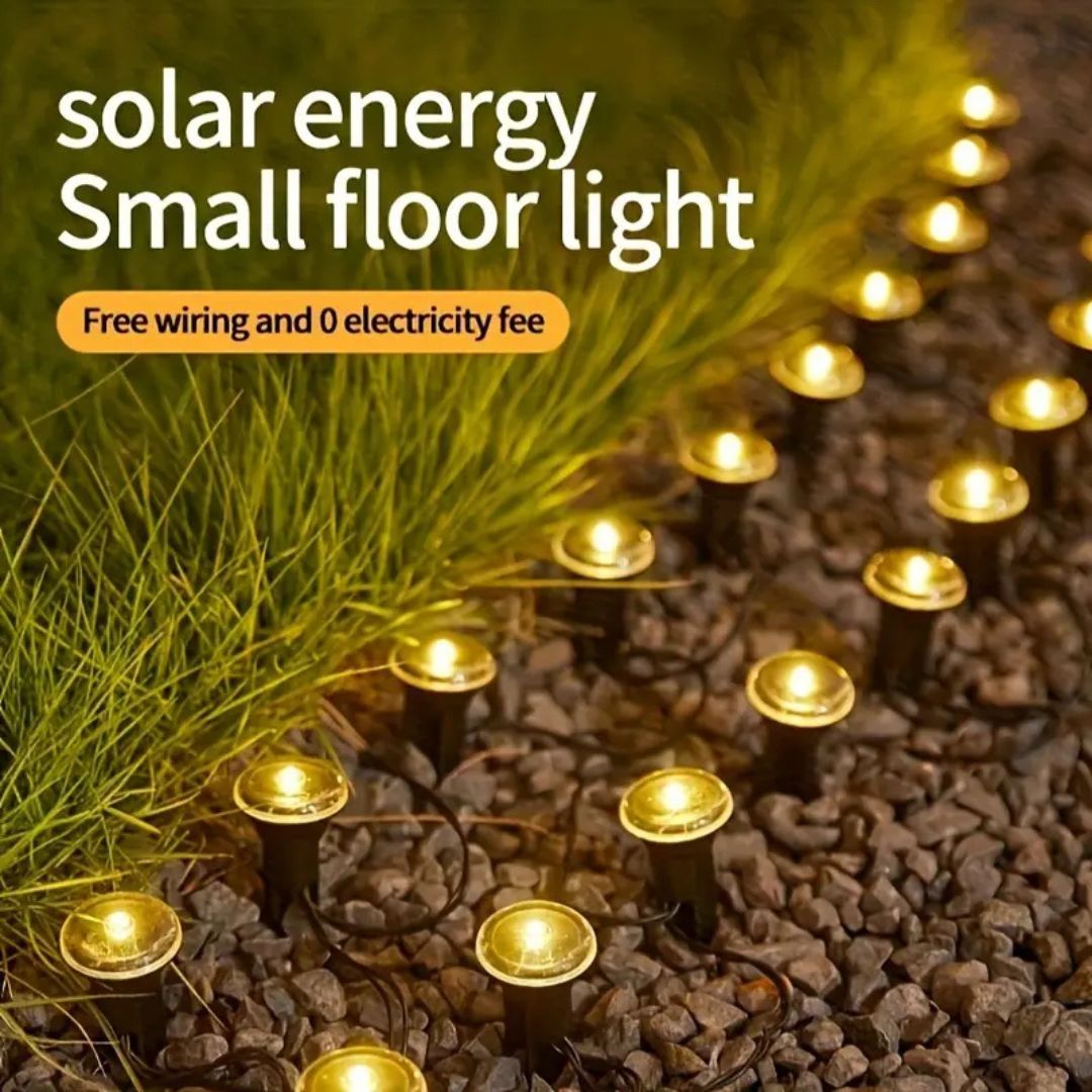 Solar Garden Path Lights 15 Pack with LED