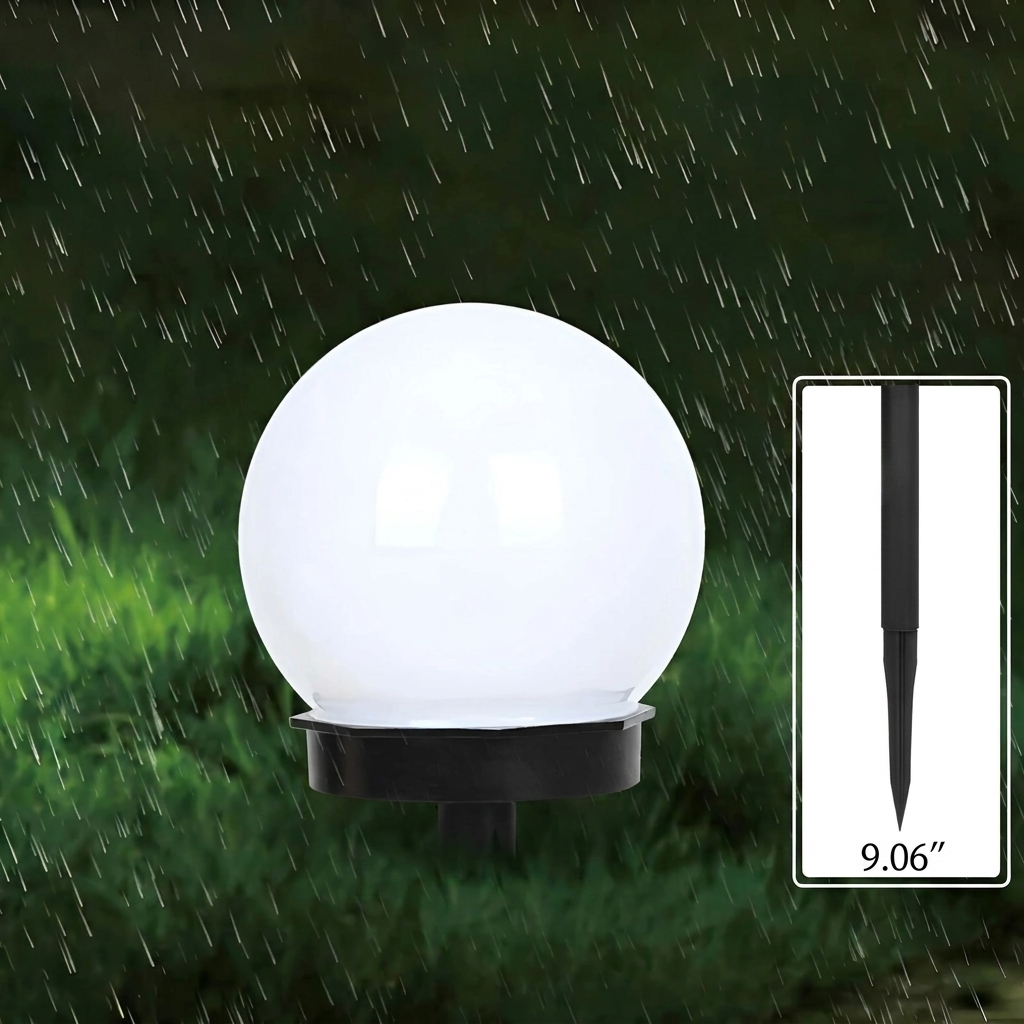 Solar Globe Garden Light with Waterproof